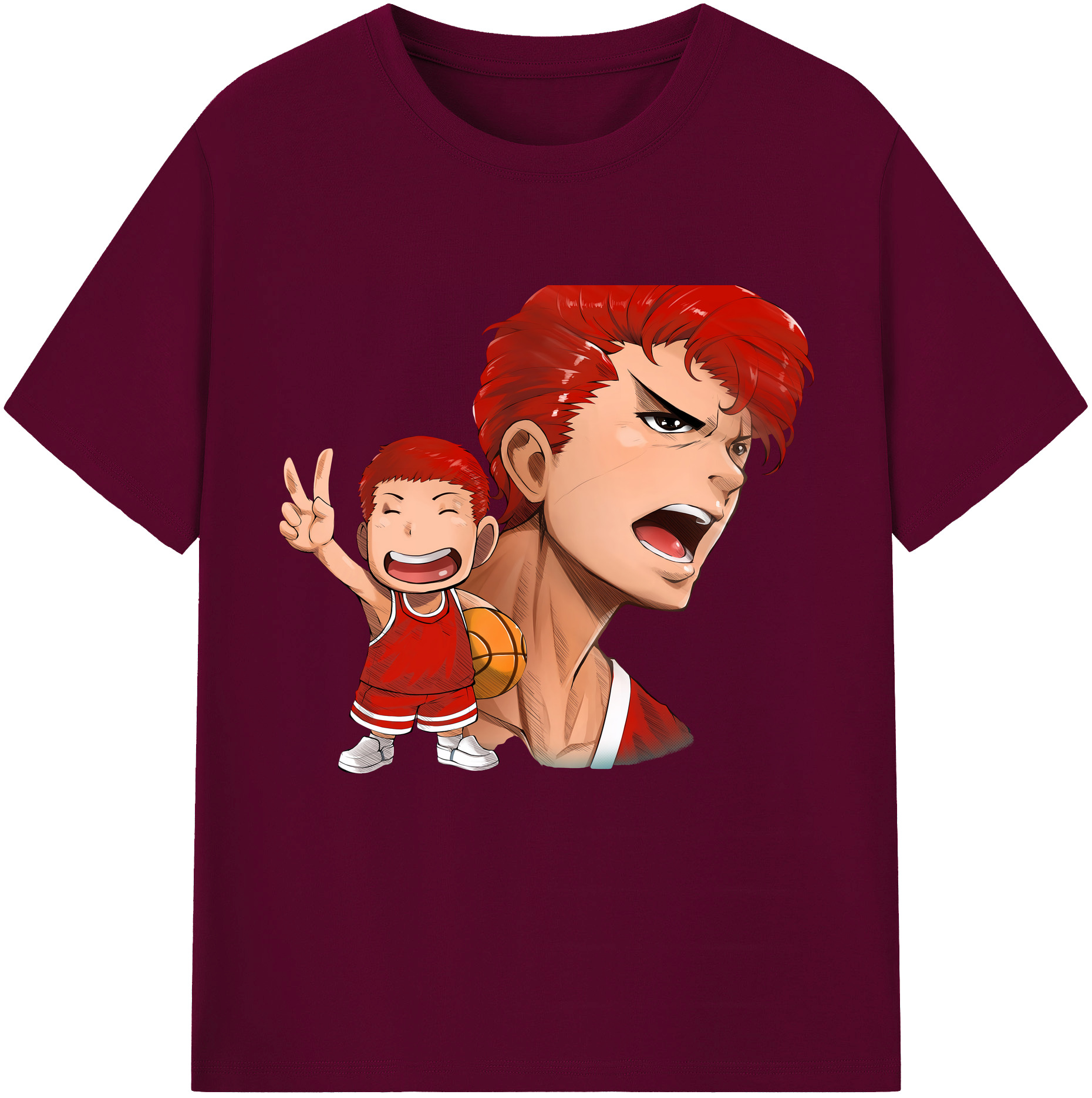 （画像用） SLAM DUNK／スラムダンク レディースカジュアルプリントTシャツ（綿100％）